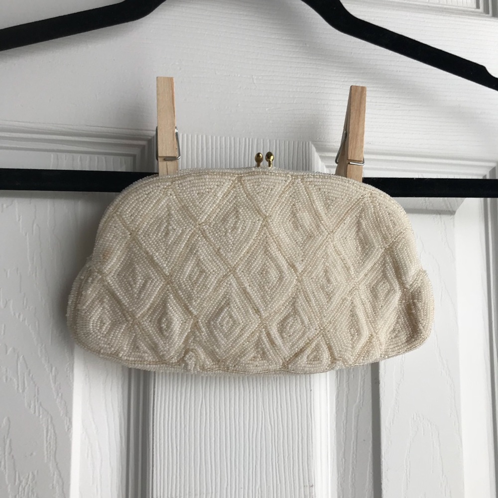 VINTAGE beaded clutch